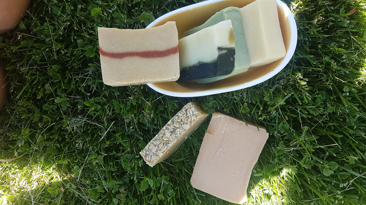 Ginger and Orange Soap with Paprika Swirl