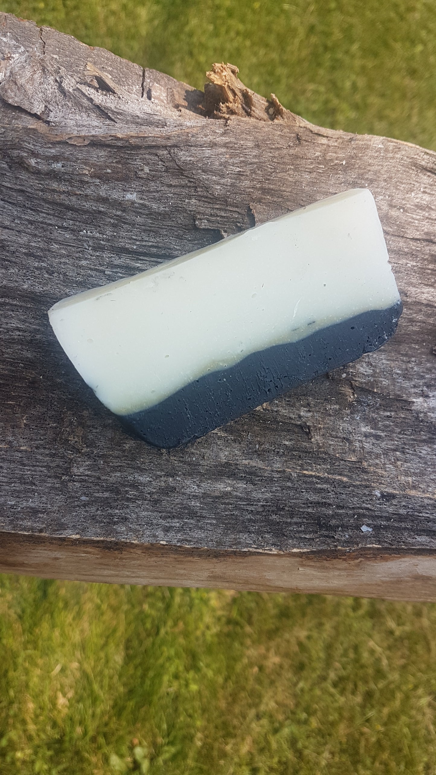 Pine and Rosemary Soap with Spurulina and Bamboo Charcoal