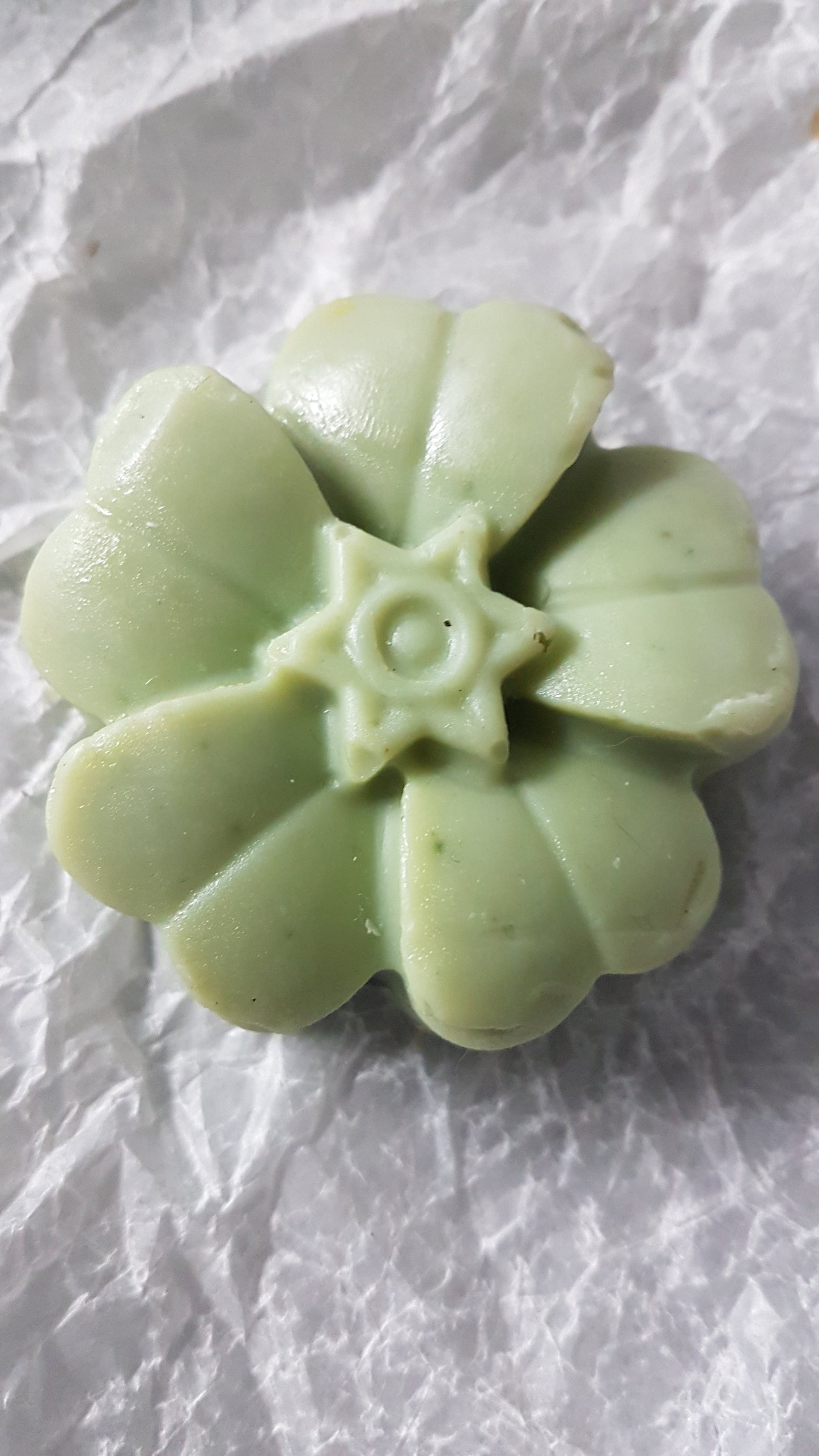 Mint and French Green Clay Flower Soap