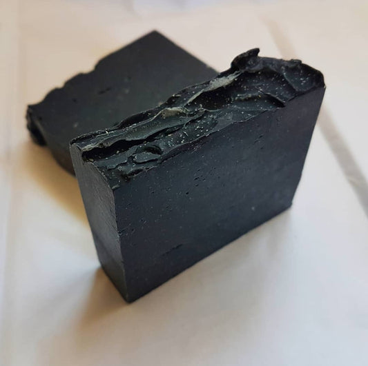 Bamboo Charcoal Soap with Pumice Stone and Vanilla