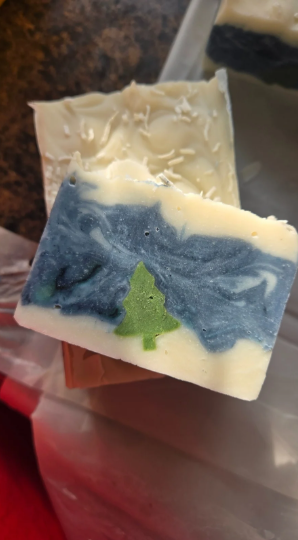 Christmas Tree Soap